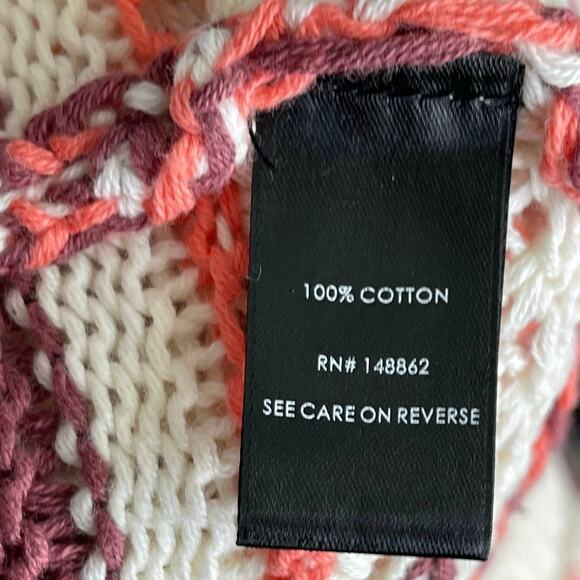 Torrid 2 Kimono Cardigan - Cotton Multi Stripes NWOT - Picture 4 of 5